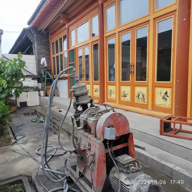大邑房屋地基沉降注浆加固施工